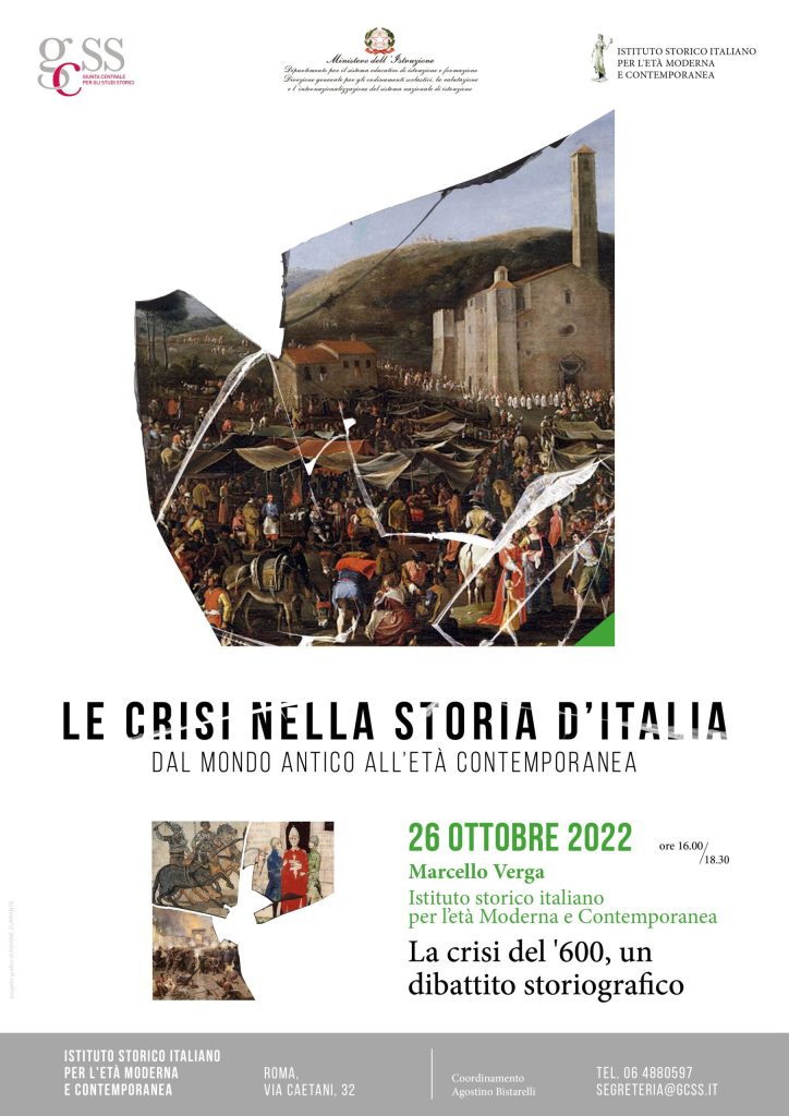Le crisi nella storia d'Italia. Dal mondo antico all'età contemporanea.