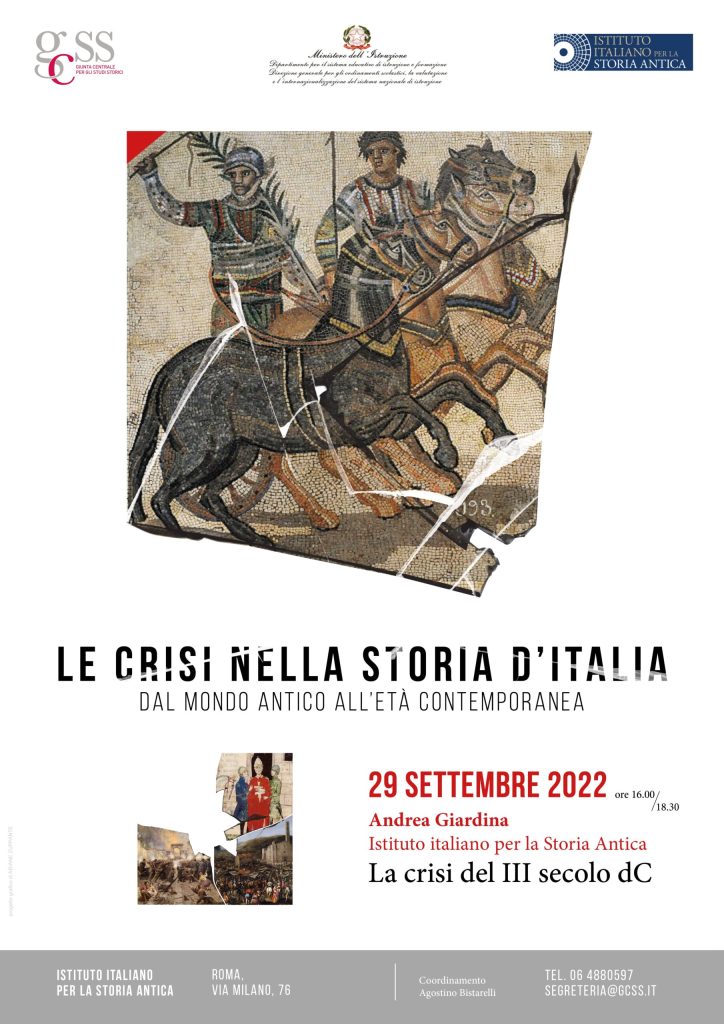 Le crisi nella storia d'Italia. Dal mondo antico all'età contemporanea.
