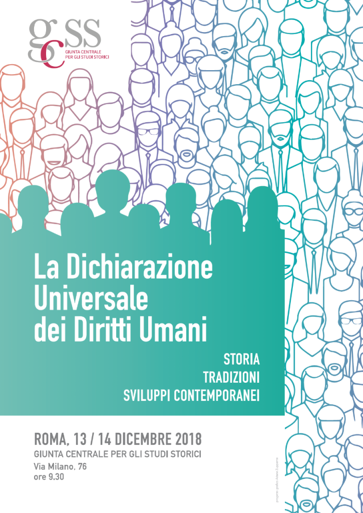 La Dichiarazione Universale dei Diritti umani. Storia, Tradizioni, Sviluppi contemporanei.