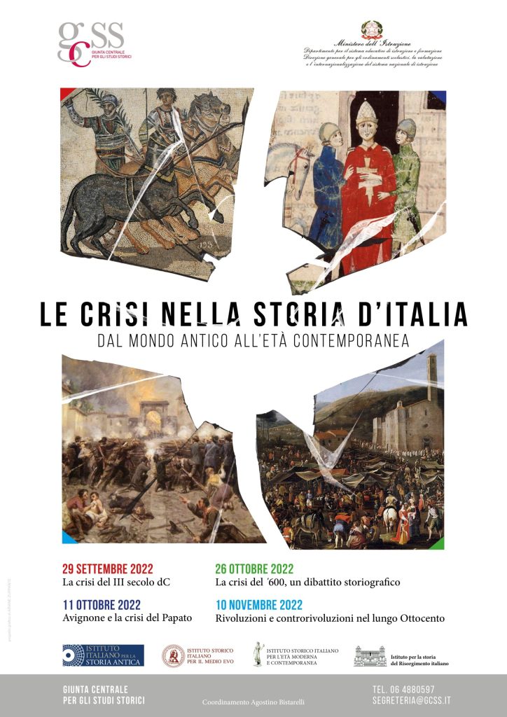 Le crisi nella storia d'Italia. Dal mondo antico all'età contemporanea.